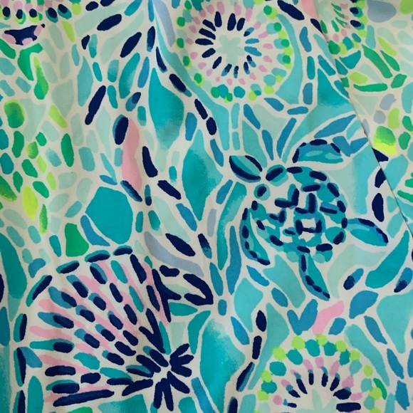 Lilly Pulitzer UPF 50+ Luxletic Lakelyn Bra Polo Top Size Large - Picture 4 of 4